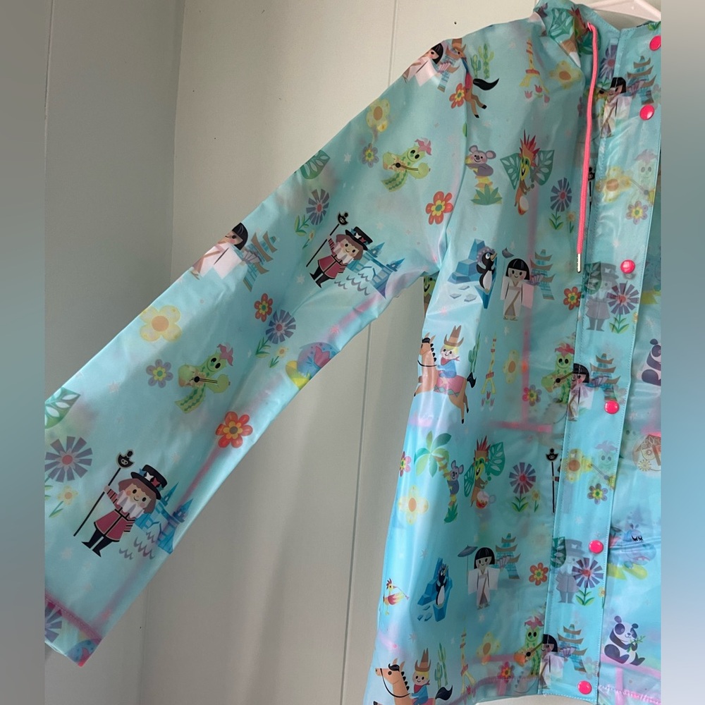 Disney Parks- It’s a Small World Aqua Raincoat - Picture 3 of 5
